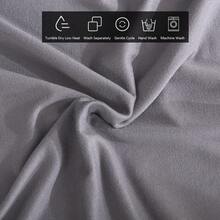 1件/4件/6件/10件装复古风格黑色底白色纹理大理石纹图案毛绒可拆卸椅套，采用柔软涤纶面料制成，适用于餐厅、客厅、办公室、酒店和家居装饰。 - 彩色 - 查看 11