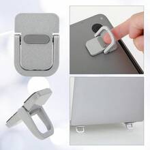 2Pcs Keyboard Riser, Self-Adhesive Mini Keyboard Stand For Desk Portable Laptop Feet Foldable Keyboards Lift For Most Keyboards - 銀色 - 查看 4