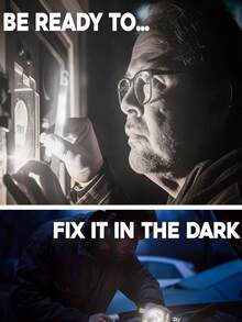 12/24支高品质6英寸荧光棒，带挂钩，适合用作夜灯。可持续照明9至12小时。非常适合户外露营、派对照明、派对礼物、生日礼物、礼品推荐。 - 白色 - 查看 7