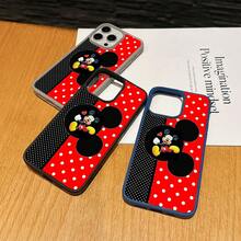 Disney Patterned Phone Case. Mickey Mouse, Stitch, Donald Duck, Minnie Mouse, Goofy, Pluto, And Daisy Duck Pattern. Magnetic Phone Case.  Compatible With IPhone 17, 16, 15, 14, 13, 12 Pro Models And Galaxy, Offering Shockproof Protection. A Special Gift For Family, Friends, Birthdays, Holidays, And Special Occasions. A Stylish And Fun Accessory To Brighten Up Your Device With What And What Flair. - 黑色 - 查看 3