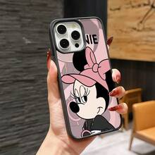 Disney Patterned Phone Case. Mickey Mouse, Stitch, Donald Duck, Minnie Mouse, Goofy, Pluto, And Daisy Duck Pattern. Magnetic Phone Case.  Compatible With IPhone 17, 16, 15, 14, 13, 12 Pro Models And Galaxy, Offering Shockproof Protection. A Special Gift For Family, Friends, Birthdays, Holidays, And Special Occasions. A Stylish And Fun Accessory To Brighten Up Your Device With What And What Flair. - Grey - View 6