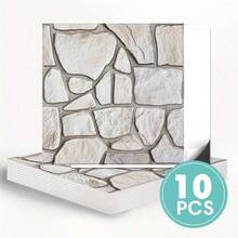 3D Wall Panels - Xám trắng - Xem 1