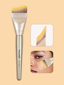 MAANGE 一套新月形化妆刷，优质合成毛，触感柔软，适用于粉底、面部、遮瑕、散粉、面膜、调色液、膏状或粉状化妆品，送给女性和女孩的礼物 - 金色 - 查看 9