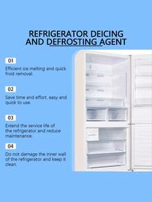 Refrigerator Defrosting & Deicing Agent, Household Freezer Frost Remover, Ice Block Cleaner, Anti-Icing, Ice Melting Agent - Multicolor - View 7