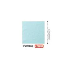 Sky Blue Disposable Plates, Napkins, Cups - 25 Guest Party Supplies Set, Disposable Paper Plates Suitable For Birthday, Wedding, Theme Party, Family Picnic - Multicolor - View 7