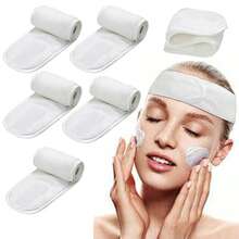 Solid Color Casual Polyester Headband, Suitable For Daily Wear Women Hair Accessories Elegant Hair Band Spa Facial Washing Head Scarf Bath Makeup Sweatband - Multicolor - View 24