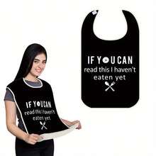 这款设计新颖的数码印花围兜是一款高品质成人围兜，可在用餐时保护老年人。它易于清洁、轻便透气，是餐厅、聚会和家庭使用的理想之选。 - 彩色 - 查看 4