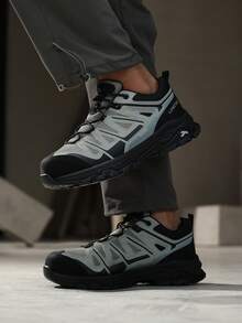 GUYISA LANGTAN Premium Safety Shoes, New Carbon Fiber Toe Cap Safety Shoes, Anti-Smash, Anti-Puncture, Hiking Series, Breathable, Soft, Lightweight, Durable, Safety Protective Work Shoes - Black - View 5