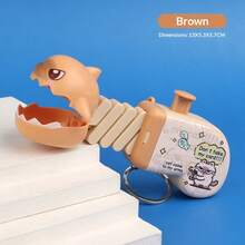 1pc 2026 New Funny Retractable Shark Key Chain, Press To Extend Spring Mechanical Biting Pendant - Perfect Gift, Holiday Gift, Birthday Present, Interesting Gift - Multicolor - View 13