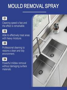 墙面除霉剂 - 浴室及卧室墙面清洁剂，防霉剂，去除霉斑，焕新墙面，深度除霉，持久防霉，不伤墙面，使用方便，渗透力强，快速直达霉菌根部，有效防止霉菌滋生，保持墙面良好状态，多场景适用，一瓶即可解决墙面、天花板、瓷砖缝隙的霉菌问题