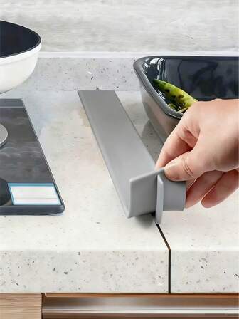 1pc T-Shaped Stove Countertop High Temperature Resistant Sealing Strip, Silicone Filled Sealing Strip, Silicone Sealing Strip, Waterproof, Oil-Proof, Dust-Proof Embedded Strip - Heat Resistant, Waterproof, Anti-Fouling - Ideal For Sealing Gaps And Keeping The Countertop Clean