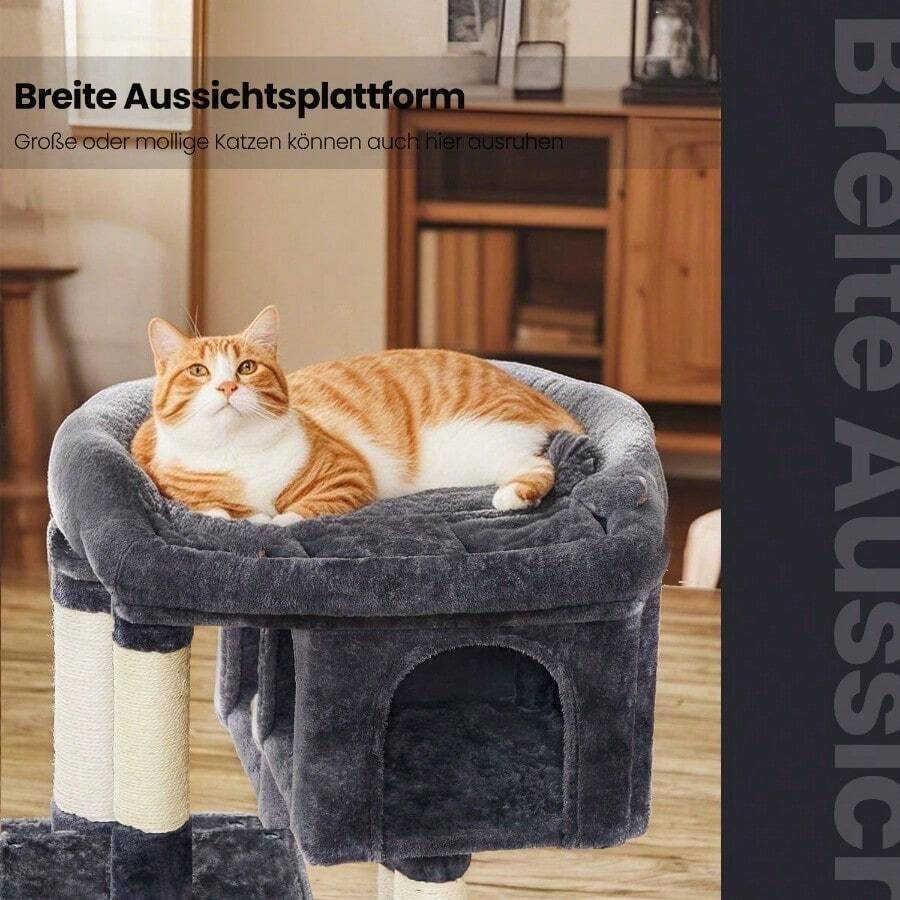 Katzenbaum & Kratzbäume - rauchgrau - Übersicht 1