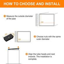 4PCS Black Plastic Square/Rectangular/Round Caps M6 M8 Hole Nut Protective Plugs Washer Dustproof Sealing End Caps Chair Furniture Accessories - Multicolor - View 3