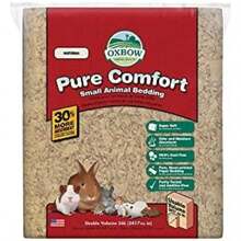 Oxbow Pure Comfort - Ropa de Cama de Animales pequeños, Absorbente de olores y Humedad, Ropa de Cama sin Polvo para Animales pequeños, Color , Bolsa de 36 litros(Natural 56 Liter) - Multicolor - Ver 2
