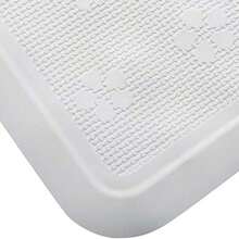 Bath Bliss - Alfombrilla de bao Grande en Color Blanco - como se muestra en la figura - Ver 5