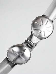 1 件裝銀色不鏽鋼堅果栗子開瓶器,適合水果和蔬菜