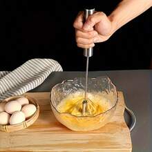 A Stainless Steel Multi-Function Egg Beater And Foam Maker, Household Baking Tools, Hand-Held Mixer For Whipping Eggs And Cream - A Necessary Kitchen Gadget For Mixing Tasks