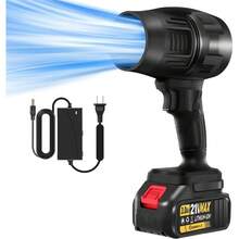 2025 Upgraded Portable Dust Cleaner,Compressed Air Duster With Adjustable Speeds,Handheld Electric Dust Blower,Mini Jet Dry Blower Fan, For Cleaning, Camping, Outdoor - Black 1 Battery - View 10