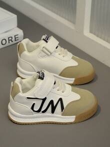 1双卡其色儿童休闲运动鞋，时尚运动鞋，男女童皆宜，适合户外、聚会、旅行、春秋季穿着。 - 卡其色 - 查看 3