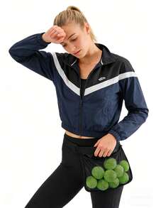 1pc Tennis Bag Storage Bag, Pickleball Bag, Portable Ball Bag, Tennis Ball Picker Bag, Ball Storage Bag, Tennis Bag - Multicolor - View 7