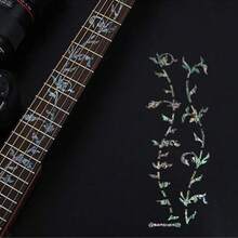 10pcs Guitar Fretboard Stickers, Fretboard Inlay Stickers, Suitable For Guitar, Bass, Acoustic Guitar, Electric Guitar - Multicolor - View 5