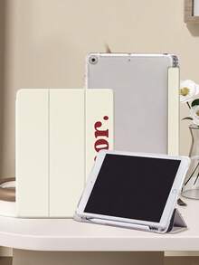 1pc Simple Letters AMOR Tablet Case & Kindle E-Book Case Compatible With 10th Generation, 11/Air 4th/Air 7th/9.7 Inches, Compatible With Samsung Galaxy Tab A9 Plus, Kindle (11th Generation-2024 Release)(6 Inch), Kindle Paperwhite 12th Gen 2024, Great Holiday Gift, Stylish And Simple Pattern. - Multicolor - View 5