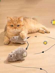 Cat Toys Plush Mouse Toys, Cat Self-Playing Balls, Cat Toys To Relieve Boredom And Entertain Cats, Pet Supplies - Multicolor - View 5