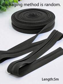 Dây viền vải gấp sẵn 5,5 yard, thích hợp cho may vá, làm dây thun gấp, đồ thủ công và trang trí nhà cửa, đa năng dùng để viền vải và trang trí quần áo, phụ kiện may mặc, chất liệu thủ công, bề mặt mịn, chất lượng tốt, bền chắc, lý tưởng cho các dự án DIY. - Nhiều màu - Xem 14