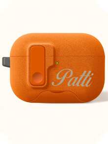 [Customizable] Personalized Pop-Up Flashing Earphone Case With Custom Lettering, DIY Earphone Protective Case, Suitable For 1/2/3/4 Pro/2 Pro/3, Luxury Protective Case, Perfect Gift For Birthdays, Christmas, And Halloween.