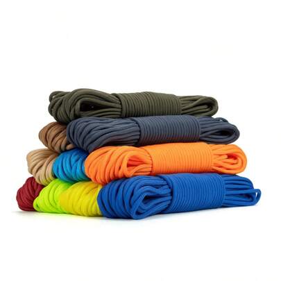 Dây dù 550, đường kính 4mm, lõi 7 sợi, dây nylon loại III, dây dù, thích hợp cho hoạt động ngoài trời, cắm trại, thủ công DIY.