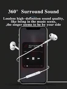 有线入耳式耳机，配备 USB-C 接口、内置麦克风，支持音乐播放、通话和音量控制。兼容 17、16、15/Plus/Pro/Pro Max、Galaxy S25/S24/S23/S22 系列、CarPlay、iPad 和 Pixel 手机。 - 白色 - 查看 2