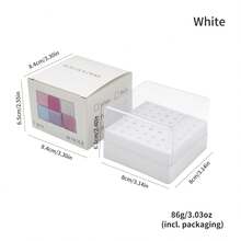 40/49 Hole Nail Drill Bit Storage Box, Dust-Proof Nail Drill Bit Base, Nail Drill Bit Display Rack, Cleaning Box, Salon Manicure Tool - Multicolor - View 20