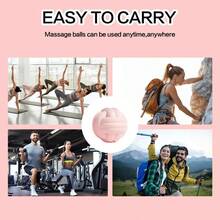 Massage Ball, Fascia Release Ball, Relieves Muscle Soreness In Back, Neck, Shoulder, Foot, Fitness Massage Tissue Relaxation Ball - Multicolor - View 6