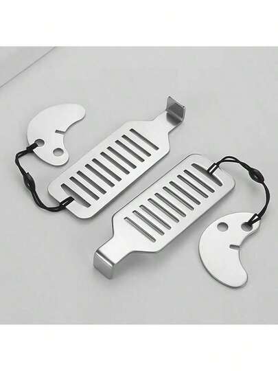 2-Piece Set, Portable Door Lock - Use This Hotel And Apartment Door Blocker With Storage Bag To Enhance Your Travel Safety