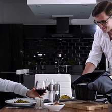 Slow Cooker Removable Easy-Clean Ceramic Bowl 2.4 L 1-2 People Energy Efficient Black [CSC046] - Black - View 4