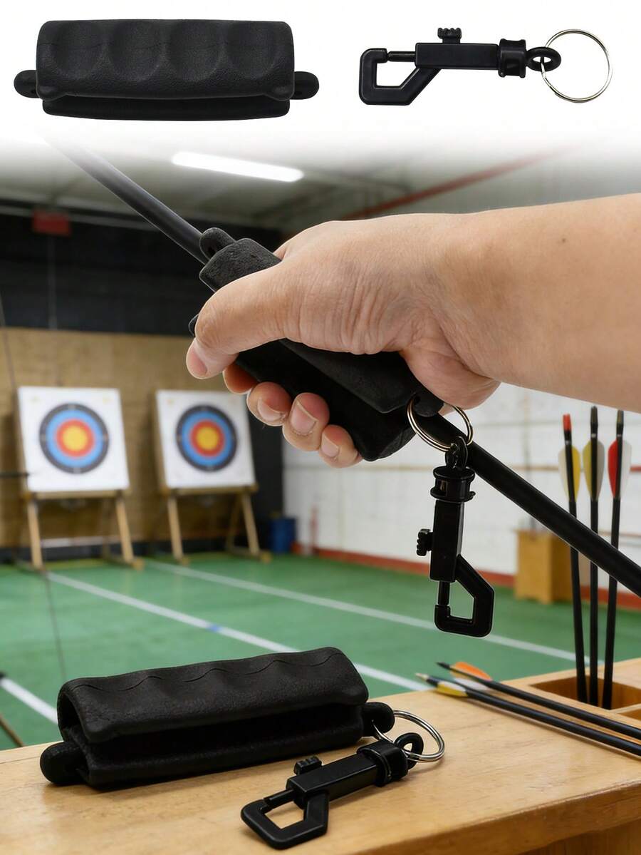 1pc Outdoor Hunting Archery Accessories - Bow Arrow Puller, Convenient For Arrow Extraction, Compound Straight Pull Recurve Bow Rubber Arrow Puller With Soft Grip Handle And Hook Design For Easy Carrying, Archery Shooting Practice Essential Accessory