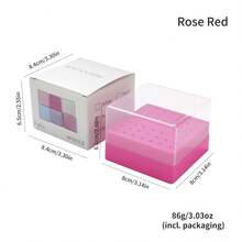 40/49 Hole Nail Drill Bit Storage Box, Dust-Proof Nail Drill Bit Base, Nail Drill Bit Display Rack, Cleaning Box, Salon Manicure Tool - Multicolor - View 22