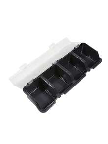 1个带盖螺丝收纳盒，4个隔层工具箱分隔器，用于整理螺丝、工具、五金件、工作台等，方便收纳和存放。 - 彩色 - 查看 13