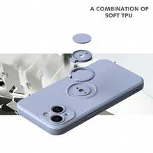 1pc Plush Lining Phone Case With Holder, Compatible With Apple 16/15/7/8/SE2/14/13/12/11/PROMAX/XSMAX, Galaxy S25 Ultra/S24/S23/S22/S21/S20/A14/A24/A25/A34/A35/A55, OPPO, Realme, Honor And More