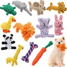耐用狗狗磨牙绳玩具，适合爱啃咬的狗狗，情人节礼物，适合小型、中型、大型犬、宠物、幼犬，互动玩耍，多种款式可选