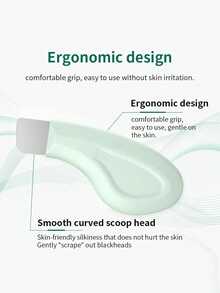 1PC Human-Shaped Blackhead Remover Tool - Gentle Pore Cleanser For Morning/Evening Skincare, Makeup Base Prep, Post-Facial Treatment, Business Travel,Weekend Home Spa, Beauty Gift Sets & All-Season Use - 彩色 - 查看 4