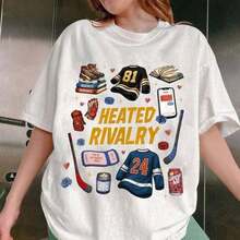 Hockey Heated Rivalry Shirt, Hollander Rozanov Love Sweatshirt, Queer Hockey Fan Shirt, Ilya Rozanov Shirt - trắng - Xem 2