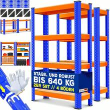 Garage Storage Racks - برتقالي/أزرق - 875 كجم - مشاهدة 8