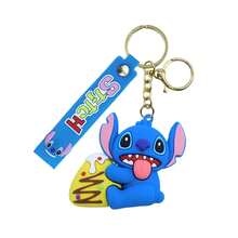 Disney 外星人卡通钥匙扣，史迪奇背包钥匙扣，可爱卡通钥匙圈吊坠 - 彩色 - 查看 2