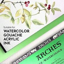 Arches - Bloque de Papel de Acuarela, Prensa fra, 7 x 10 Pulgadas, 150 Libras - 7"x10" - Ver 4