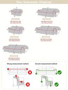 1 tấm bọc ghế sofa kẻ sọc, chống trầy xước và có thể giặt được, dùng để trang trí phòng ngủ, văn phòng, phòng khách, phù hợp mọi mùa, có tua rua trang trí, vừa với ghế sofa 1 chỗ, 2 chỗ, 3 chỗ. - Nhiều màu - Xem 4