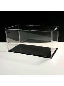 1个亚克力透明展示盒（安装前请撕掉保护膜），防尘组装，适用于展示玩偶/雕像/奖杯/球类/模型/积木、收藏品/纪念品和工艺品。 - 透明 - 查看 2