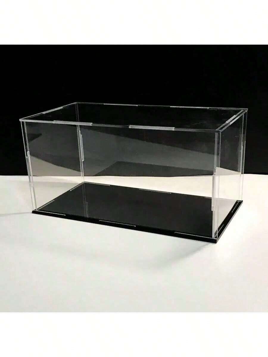 1个亚克力透明展示盒（安装前请撕掉保护膜），防尘组装，适用于展示玩偶/雕像/奖杯/球类/模型/积木、收藏品/纪念品和工艺品。