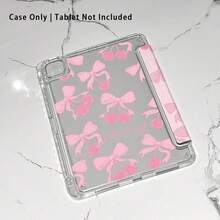 1pc Painted Effect Acrylic Crystal Tablet Protective Case With Stand, Compatible With Honor, Redmi, OPPO, VIVO, Apple, Fold Anti-Bend, Reinforced Silicone Corners, Auto Wake/Sleep Function, Built-In Pencil Slot, Multi-Angle Foldable Stand - Perfect Daily Protection, Great Holiday Gift - Multicolor - View 7