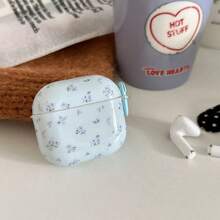 1 Set Niche Floral Pattern Protective Case Compatible With Apple Pro 2/3, 2/3 Wireless Charging Case